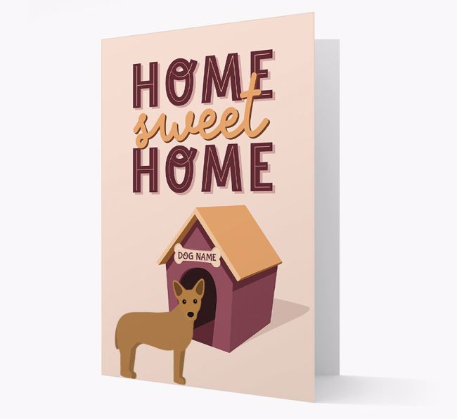 Home Sweet Home: Personalised {breedFullName} Card